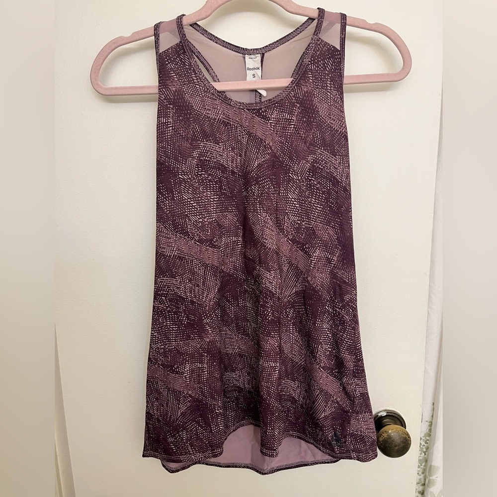 Reebok Purple Athletic Tank Top
